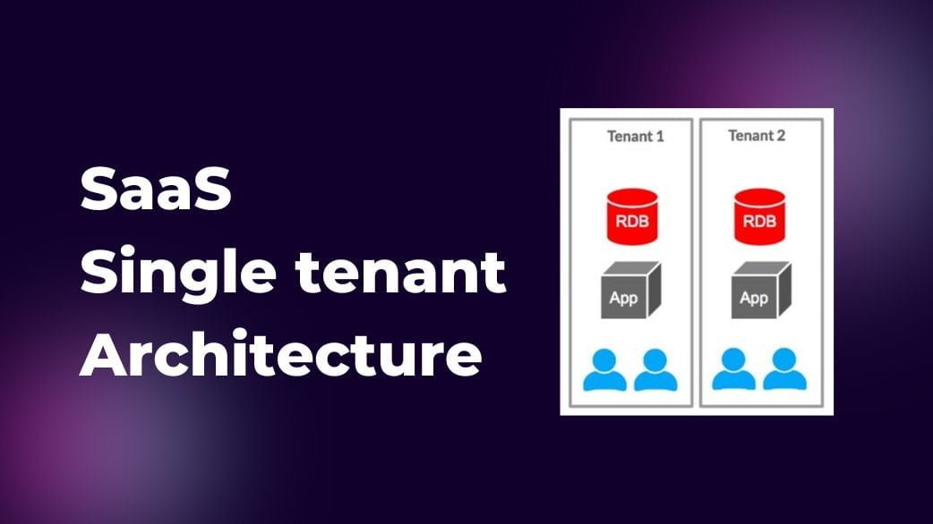 SaaS Single tenant architecture